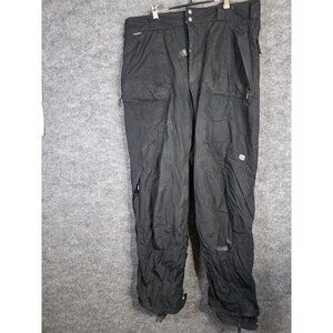 Columbia Pants Mens XL Black Convert Snow Ski Waterproof Breathable Damaged